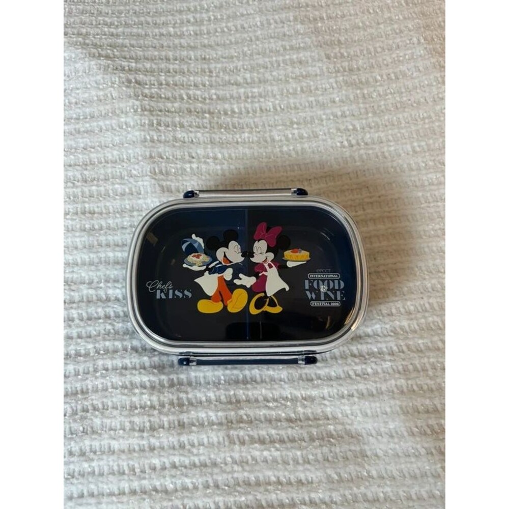 2026 Disney Epcot Food Wine Festival Mickey Minnie Mouse Bento Storage Container
